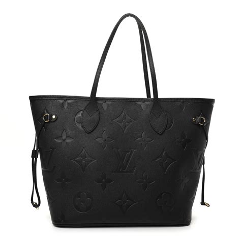 black and white louis vuitton neverfull|Louis Vuitton black embossed Neverfull.